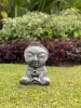  Product image 1 of the product “Nima - Sitting monk with big head, 20 cm H | cast stone ”